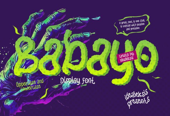 Babyo Typeface: A Hand-Drawn Font for Authentic Brand Identity