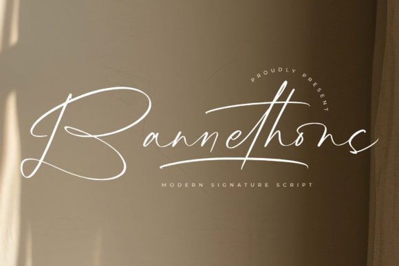 Bannethons: A Modern Script Font for High-Impact Campaigns