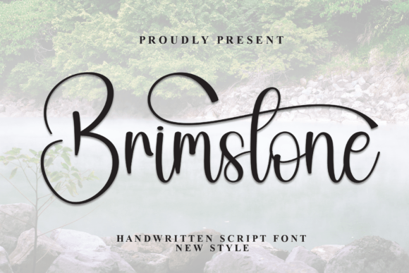Brimstone: An Elegant Script Font for Editorial Design
