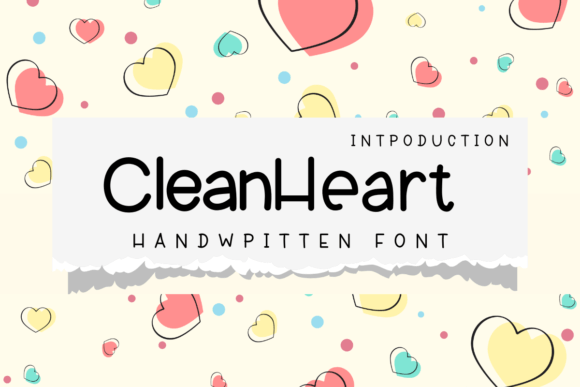 Clean Heart: A Handwritten Typeface for Editorial Warmth