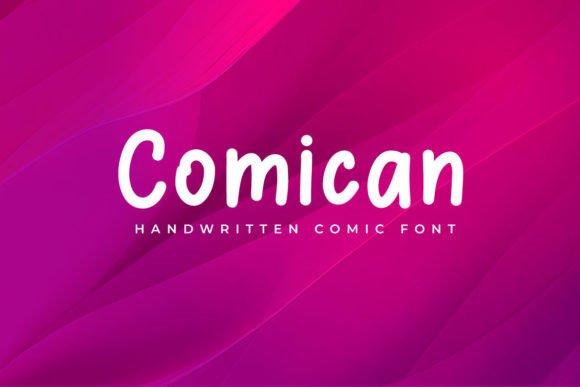Comican: A Modern Handwritten Typeface for Editorial Design