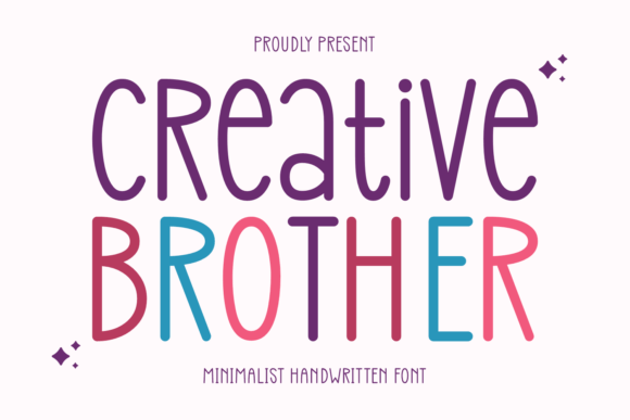 Creative Brother: A Minimalist Handwritten Font for Modern Crafters