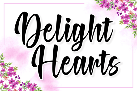 Delight Hearts Typeface Review: Elevating Small Business Branding