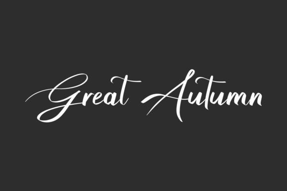 Great Autumn Typeface Review: A Script Font for Elegant Branding