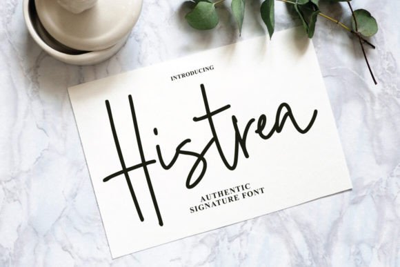 Histrea Typeface: A Handcrafted Script for Digital Branding