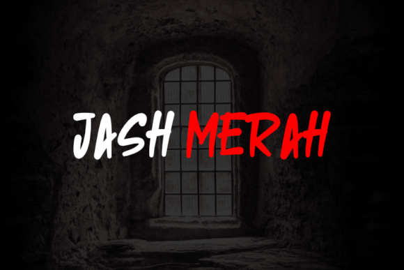 Jash Merah: A Stylish Script Font for Editorial Design