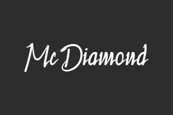 Mc Diamond: A Stylish Script Font for Modern Editorial Design