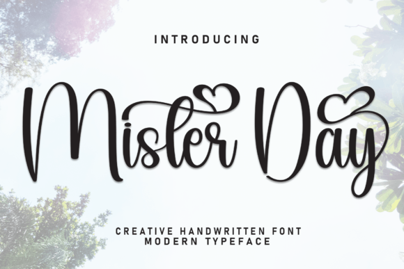 Mister Day: A Friendly Handwritten Display Font for Modern Branding