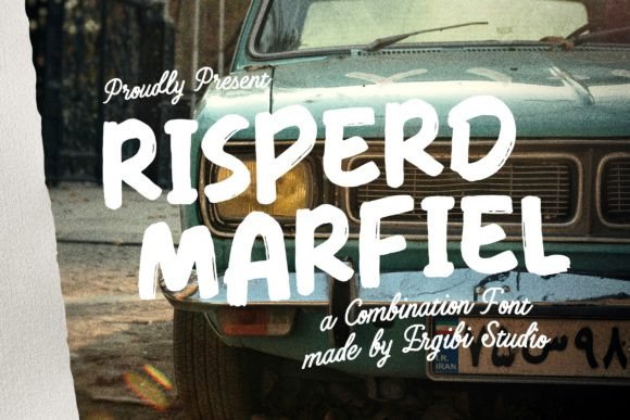 Risperd Marfiel: The Organic Typeface for Handmade Brand Identity