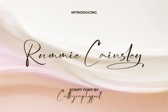 Rummie Cainsley: The Script Font That Elevates Small Business Branding
