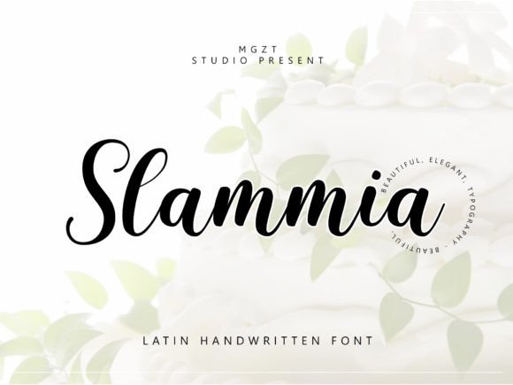 Slammia Font Review: A Romantic Script for Elegant Branding
