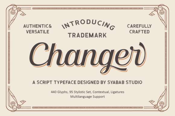 Ss Changer: A Vintage Script for Editorial Design