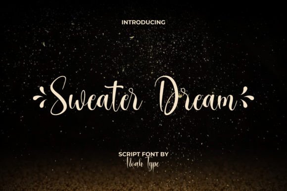 Sweater Dream: Elevating Editorial Design with Elegant Script Typography