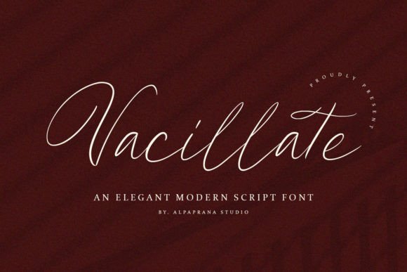 Vacillate: A Handwritten Typeface for Warm Editorial Design