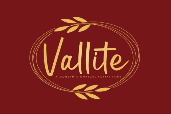 Vallite: The Script Typeface That Elevates Small Business Branding