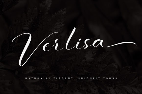 Verlisa: A Handwritten Font for Elegant Editorial Design