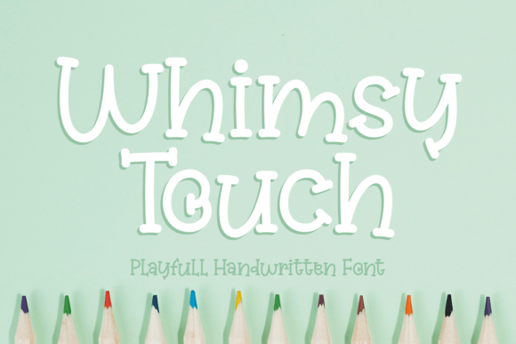 Whimsy Touch: A Playful Handwritten Font for Editorial Design