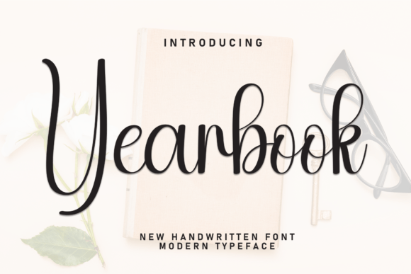 Yearbook Typeface: A Handwritten Font for Warm Brand Identity